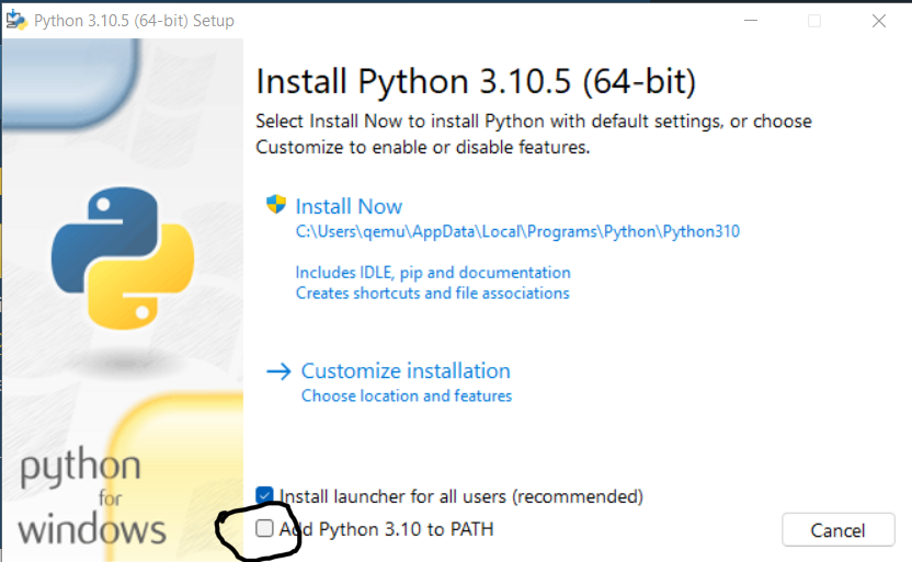 python Installer
